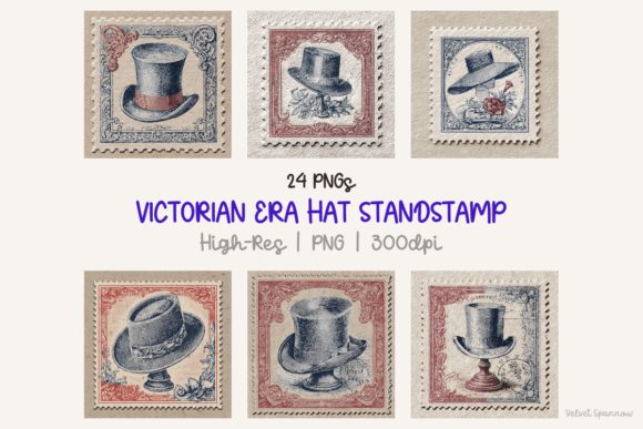 Download Victorian Era Hat Standstamp - Premium Resources