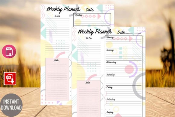 Download Digital Weekly Planner Download Printabl - Planner download Collection